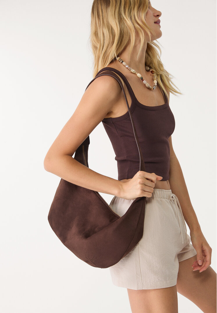 bolso luna bandolera hebilla
