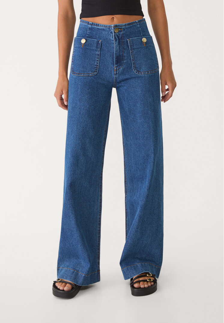 d77 jeans minimal bolsillos