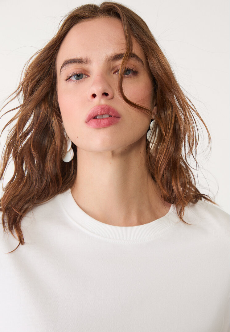 camiseta crop heavy cotton