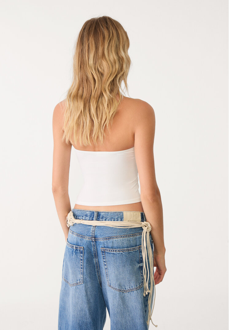top bandeau poliamida