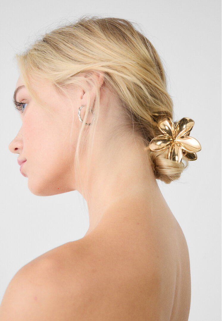 set 3 pinzas flor