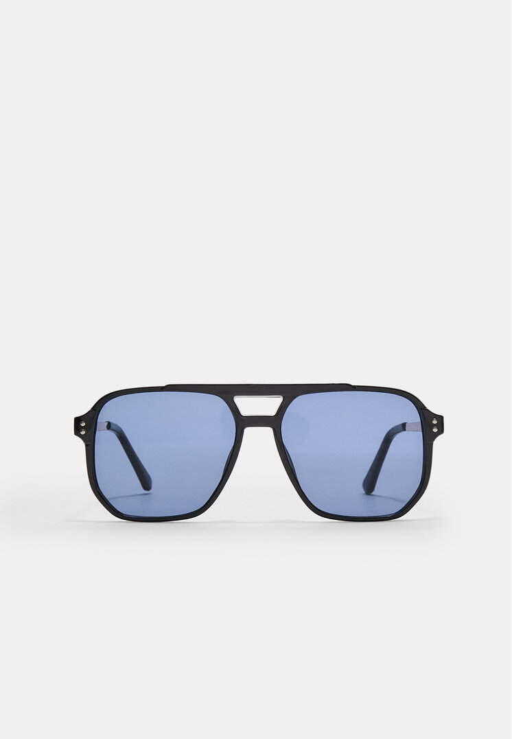gafas de sol retro cristal color