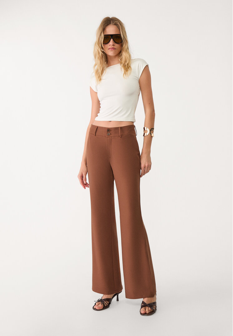 pantalon flare vestir