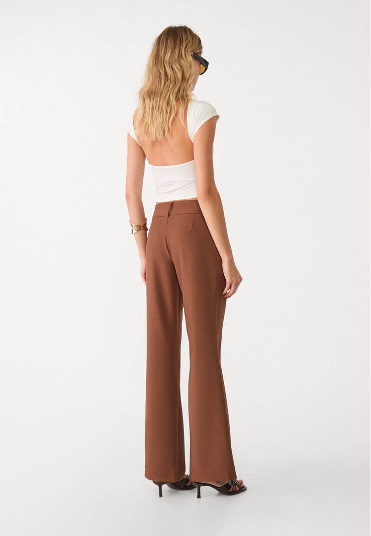 pantalon flare vestir