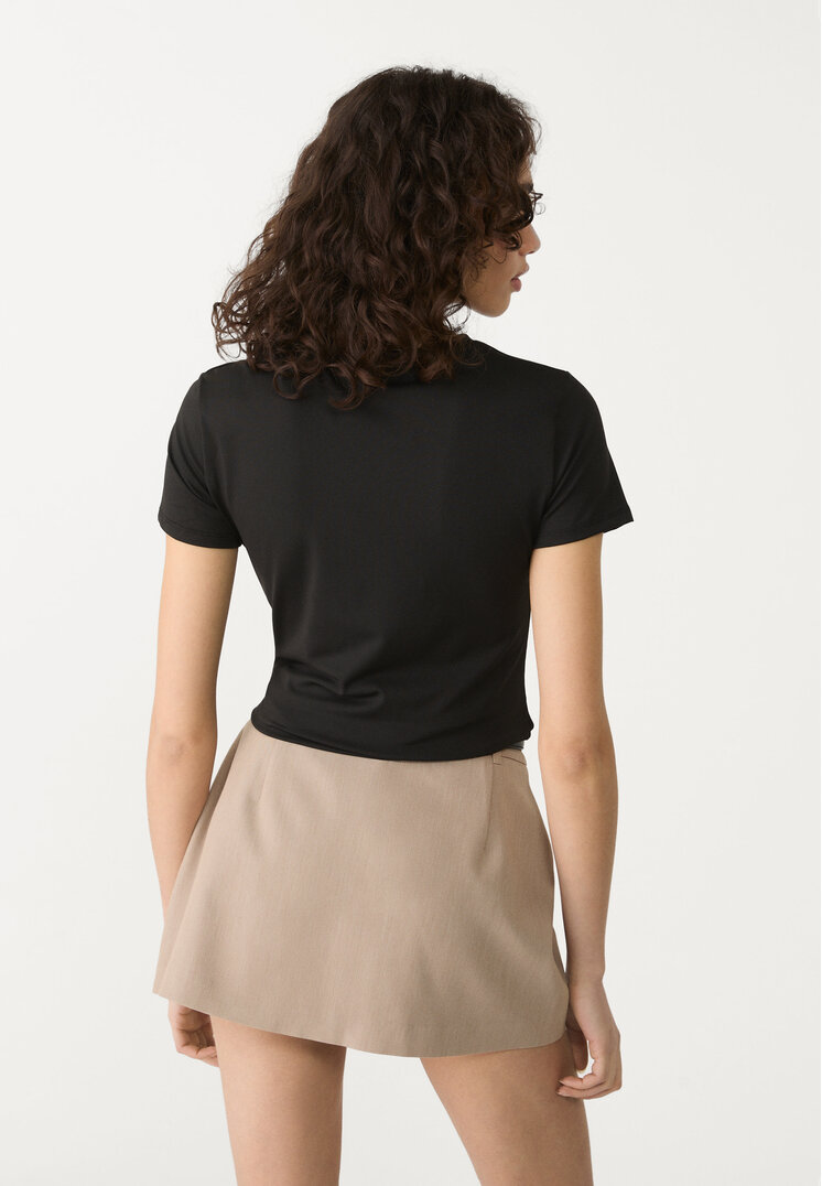 camiseta manga corta poliamida