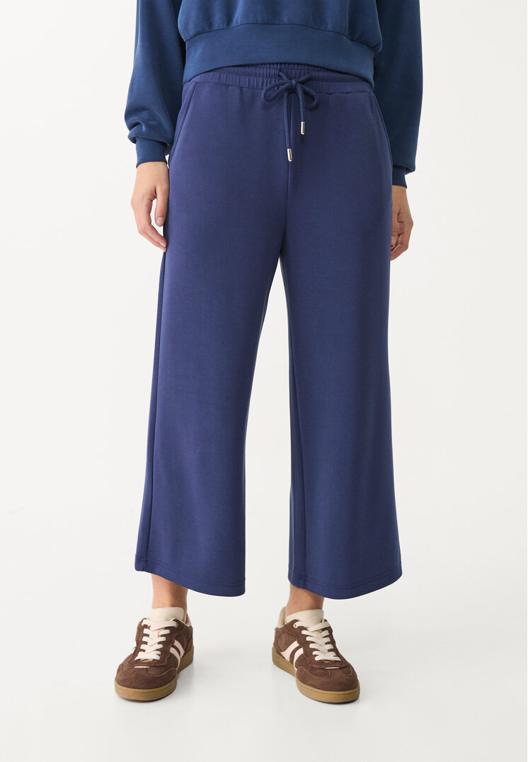 pantalon culotte fluido tacto suave