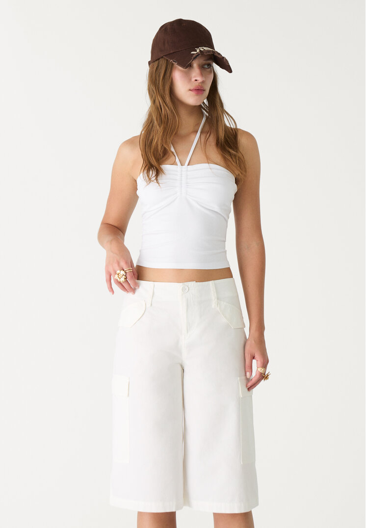 top bandeau lazada halter