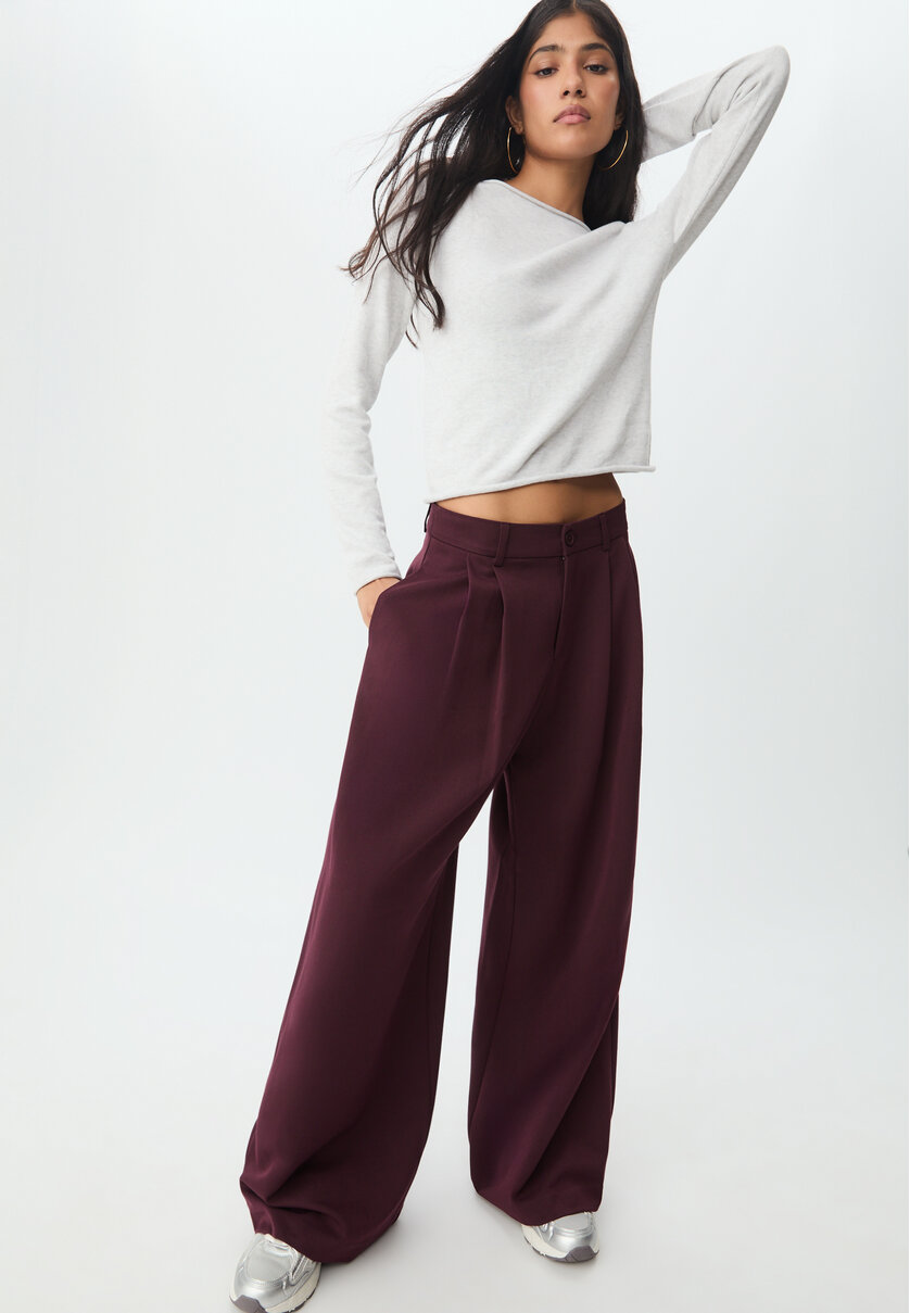 Wide Leg Trousers