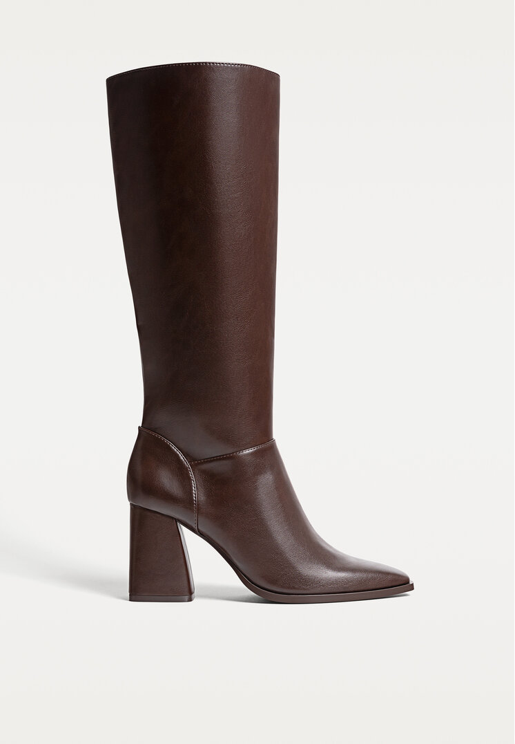 botas altas tacon