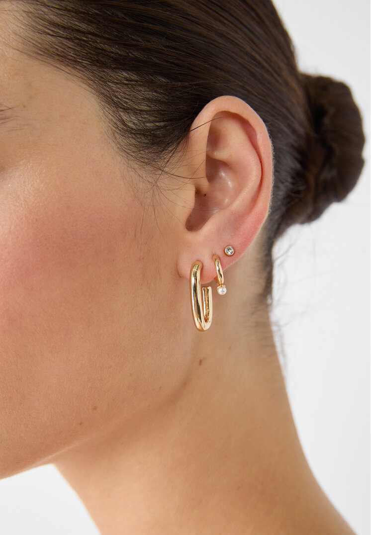 set 9 pendientes oso