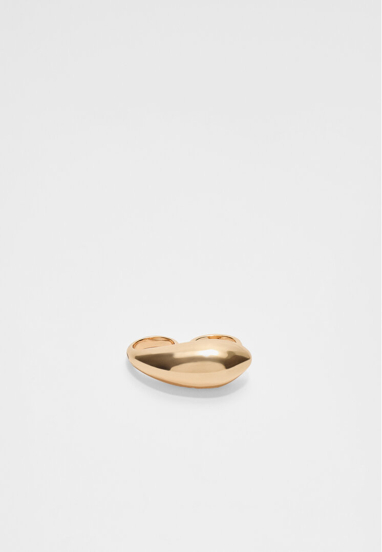 anillo doble gota