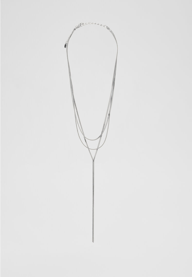 collar multi cadenas largo