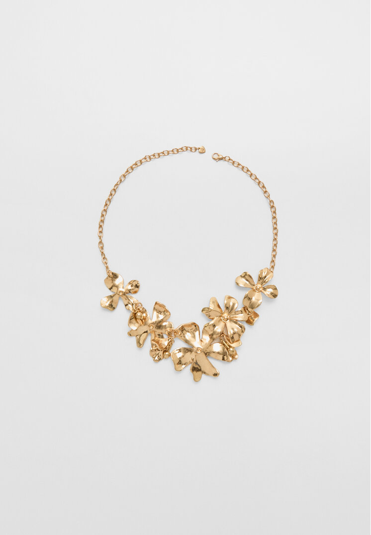 collar maxi flores