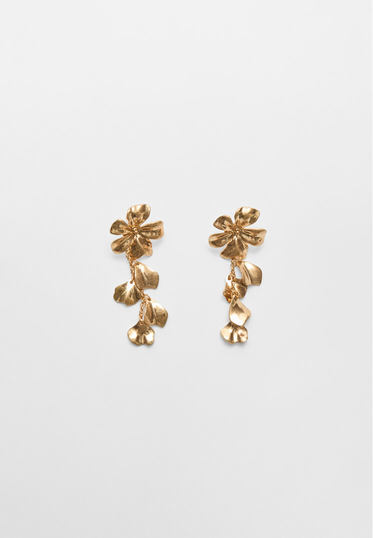 Stradivarius Örhängen Med Maxi-Blomma Os