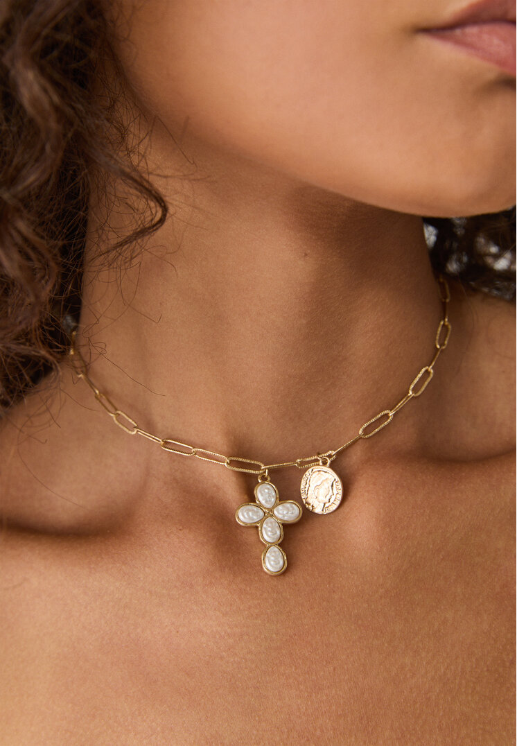 set 2 collares cruz