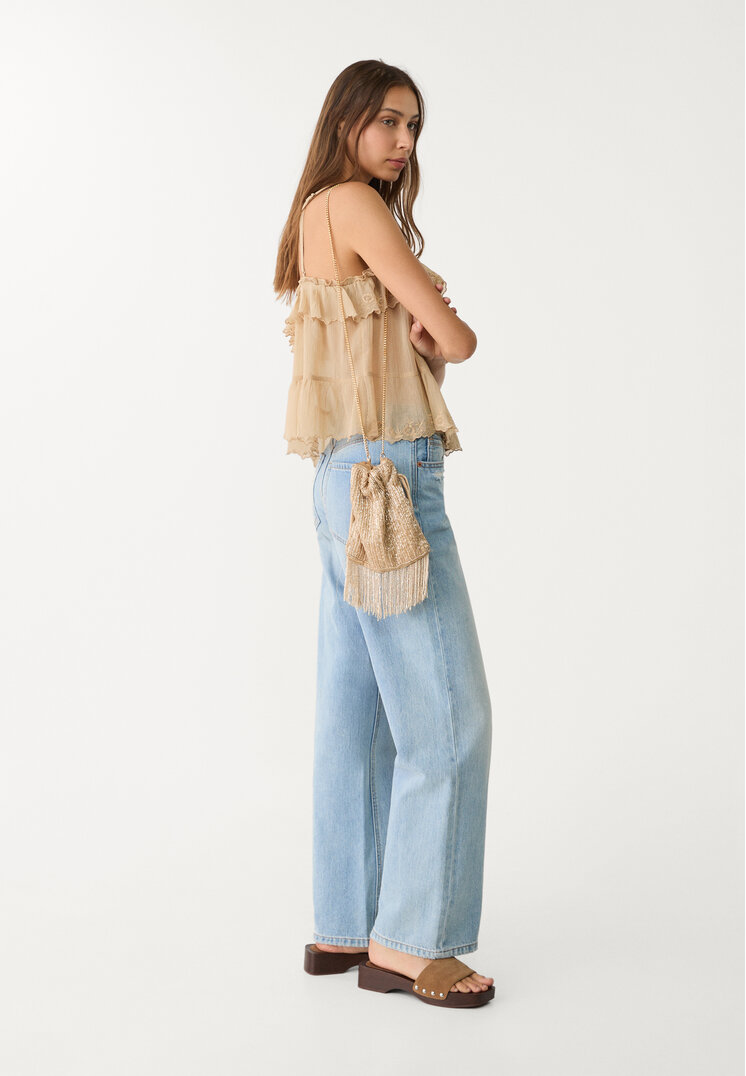 bolso bandolera lentejuelas