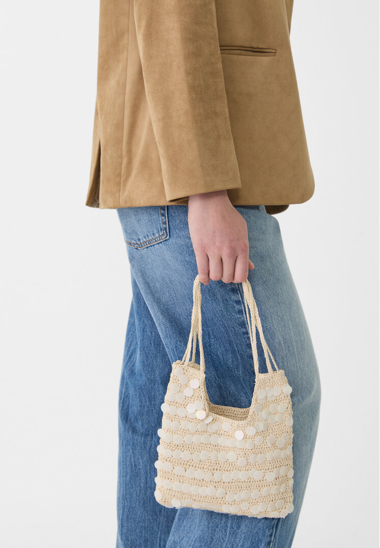 bolso hombro lentejuelas