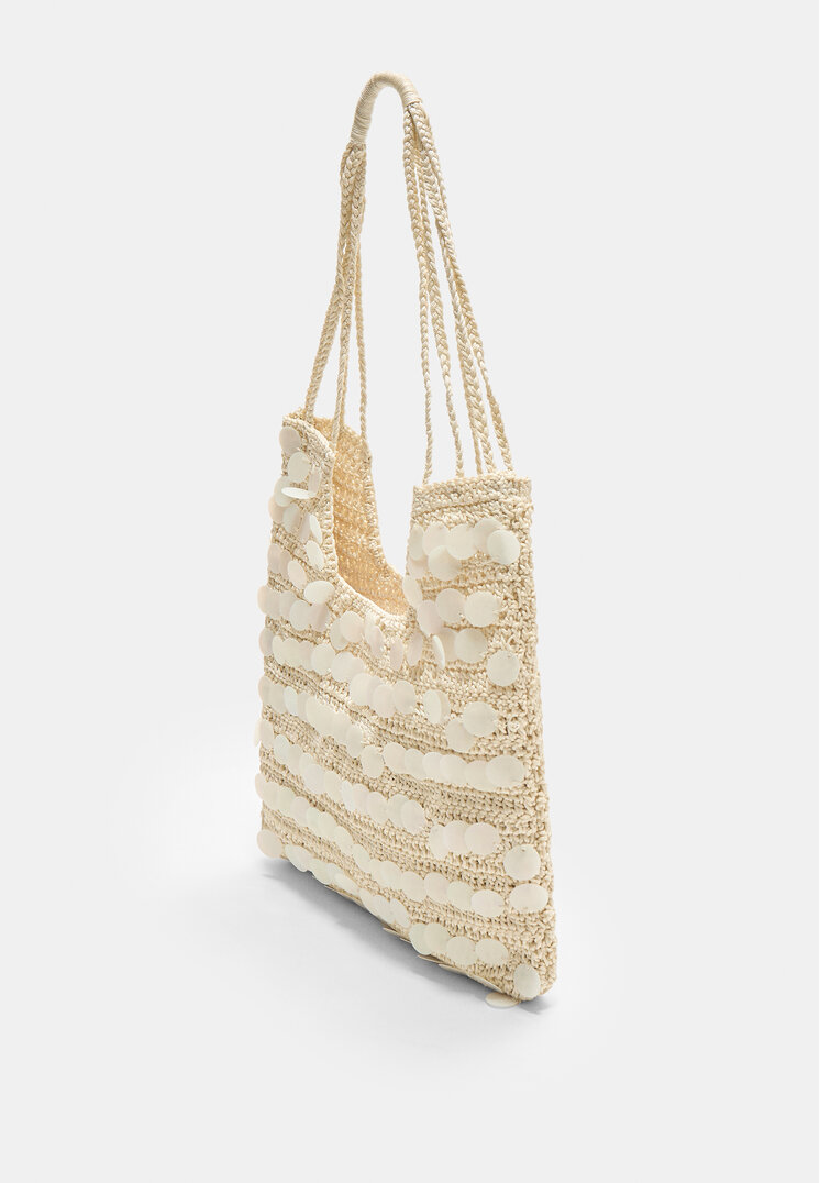 bolso hombro lentejuelas