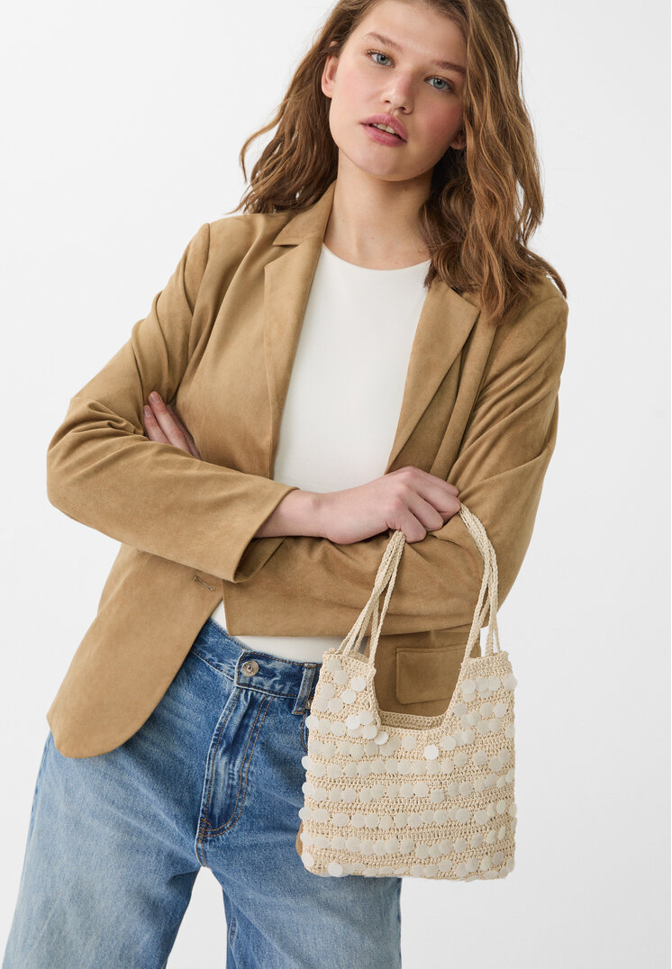 bolso hombro lentejuelas