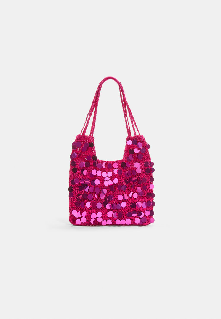 bolso hombro lentejuelas