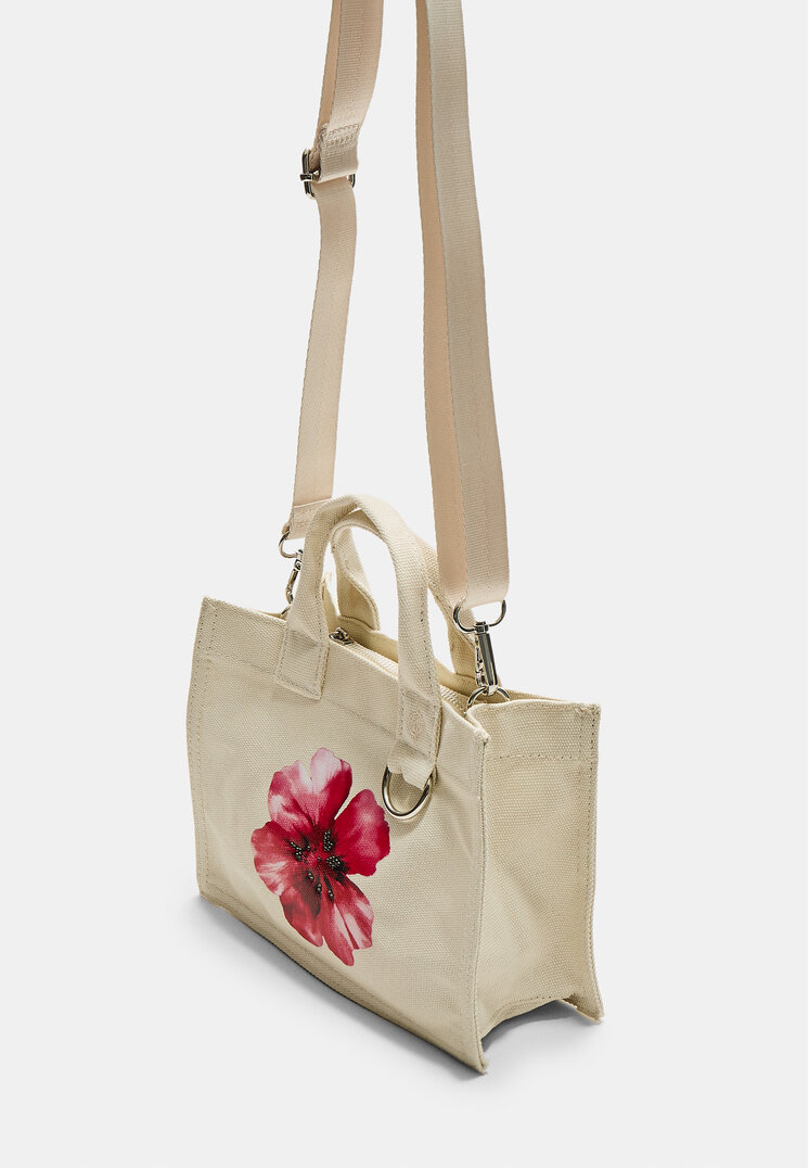 bolso bandolera canvas flor
