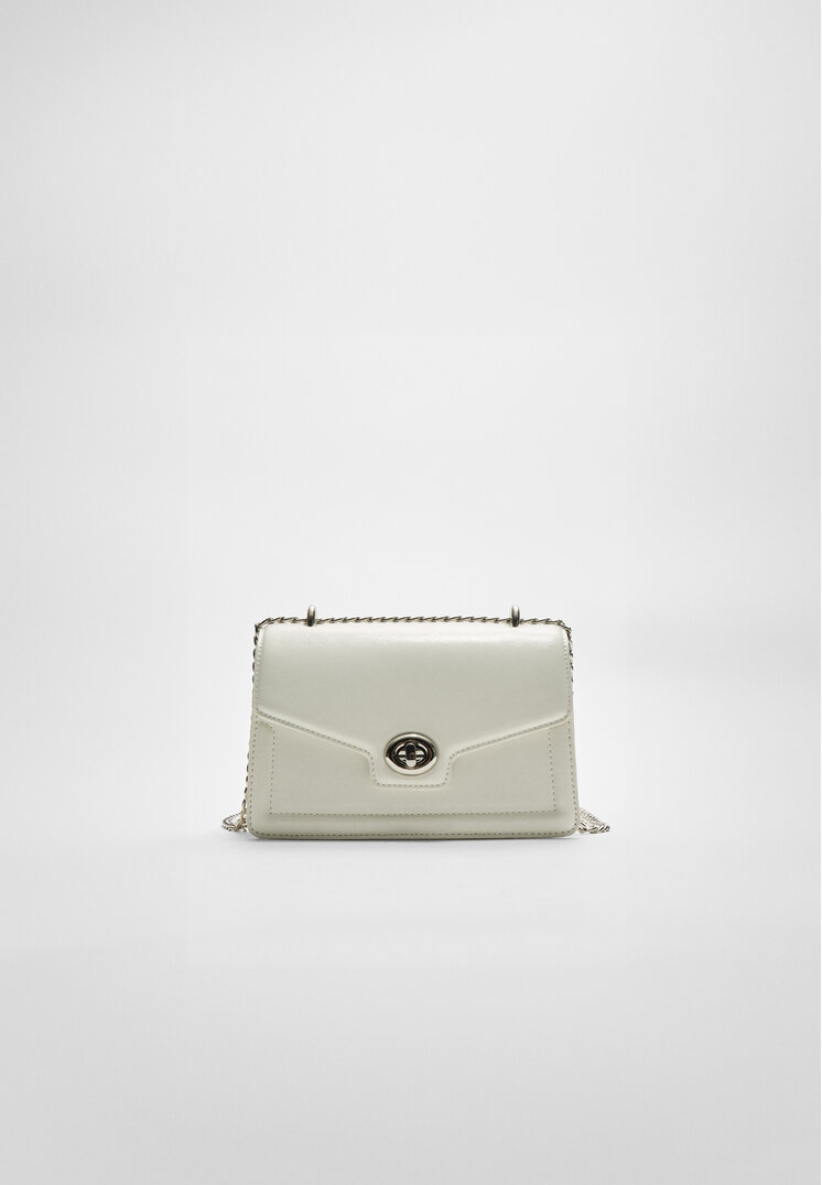 bolso bandolera rigida cierre