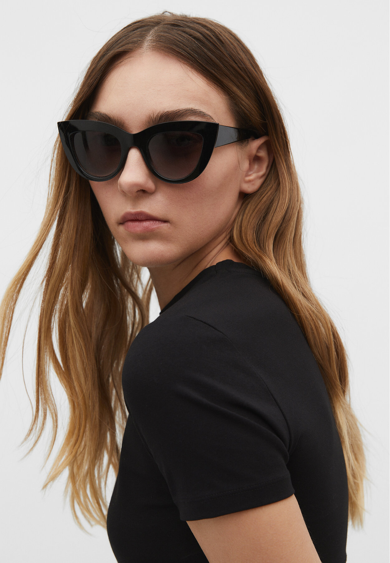Lunettes de soleil œil-de-chat grandes