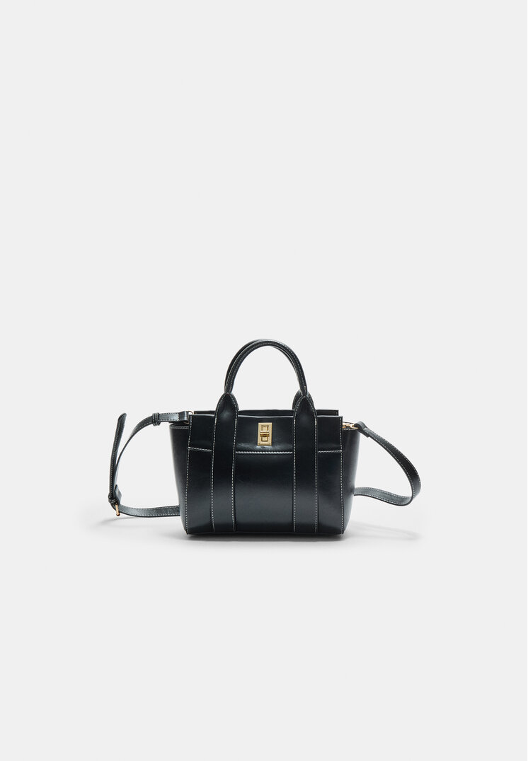 bolso tote con cierre