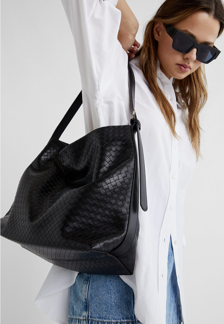 bolso hombro trenzado