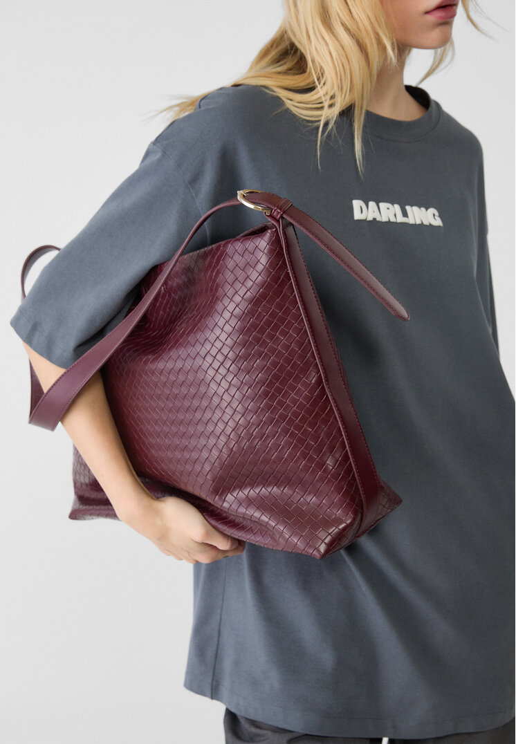 bolso hombro trenzado