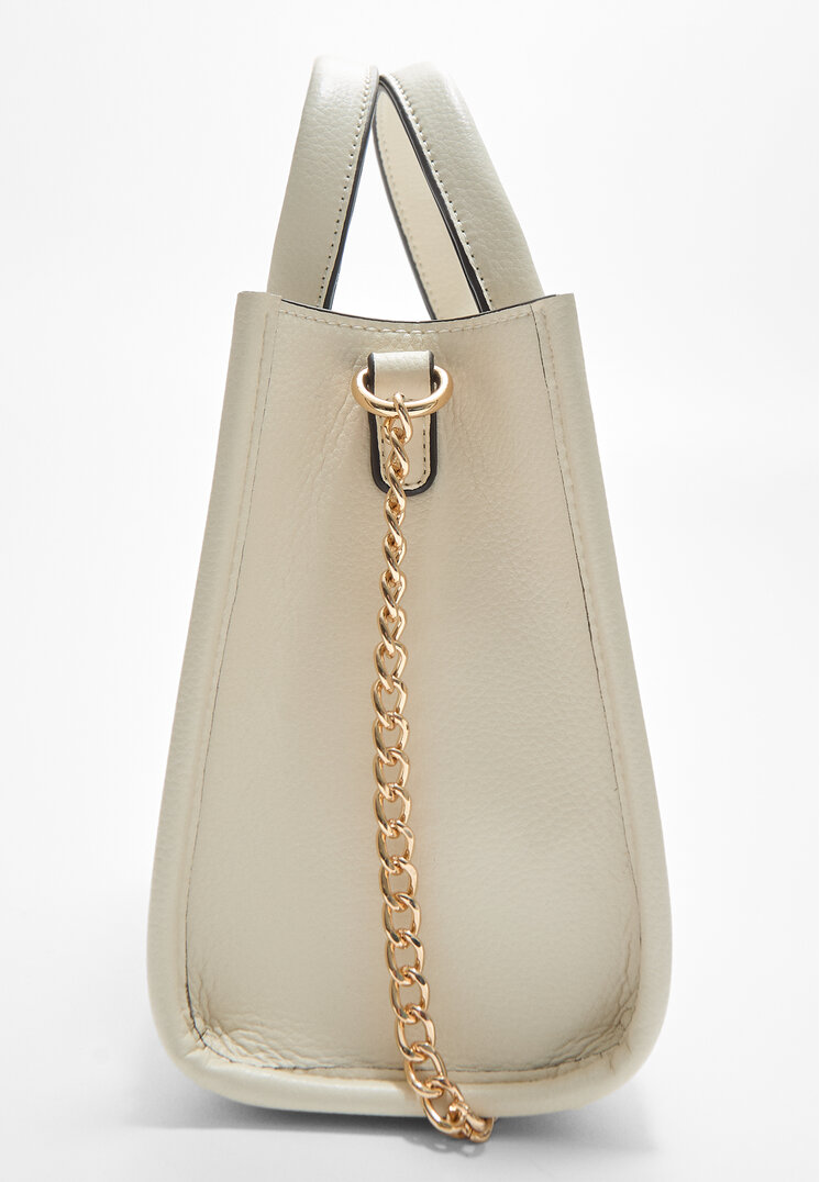 bolso tote pespunte fantasia