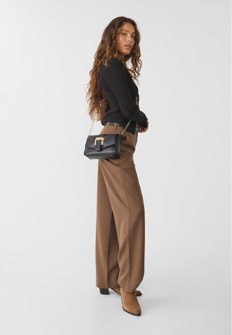 bolso bandolera hebilla