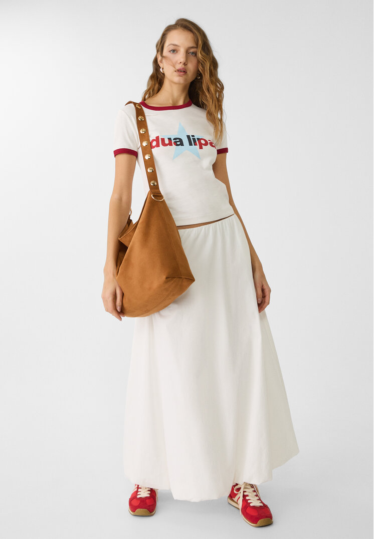 bolso bucket efecto ante asa detalle