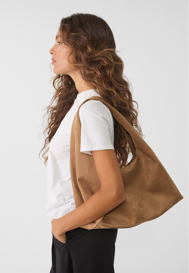 bolso de hombro efecto ante
