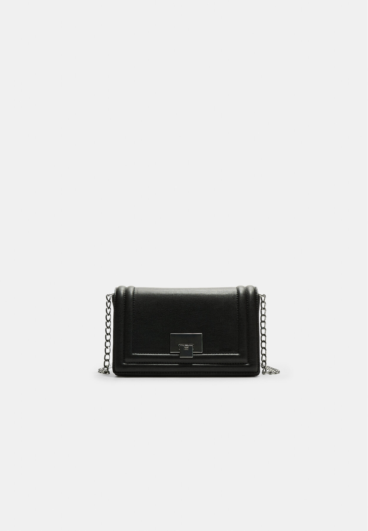 Crossbody bag with hardware