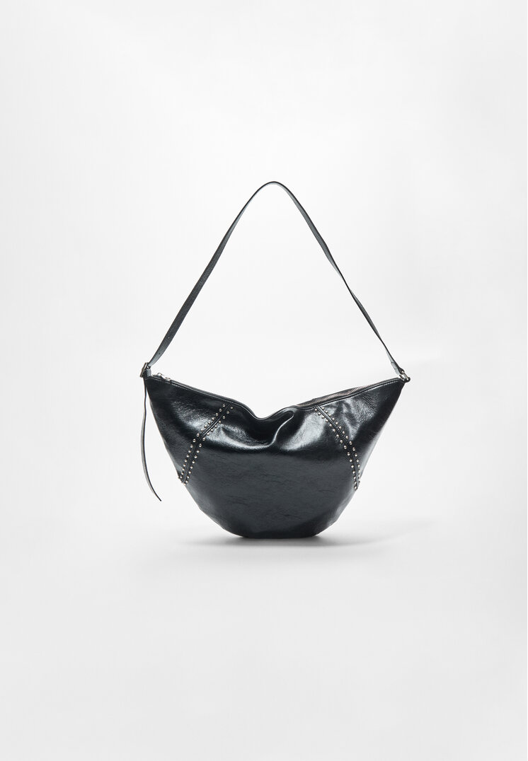 bandolera media luna soft tachas