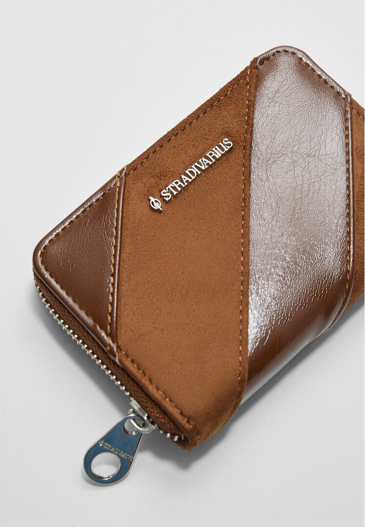 monedero cremallera combinado