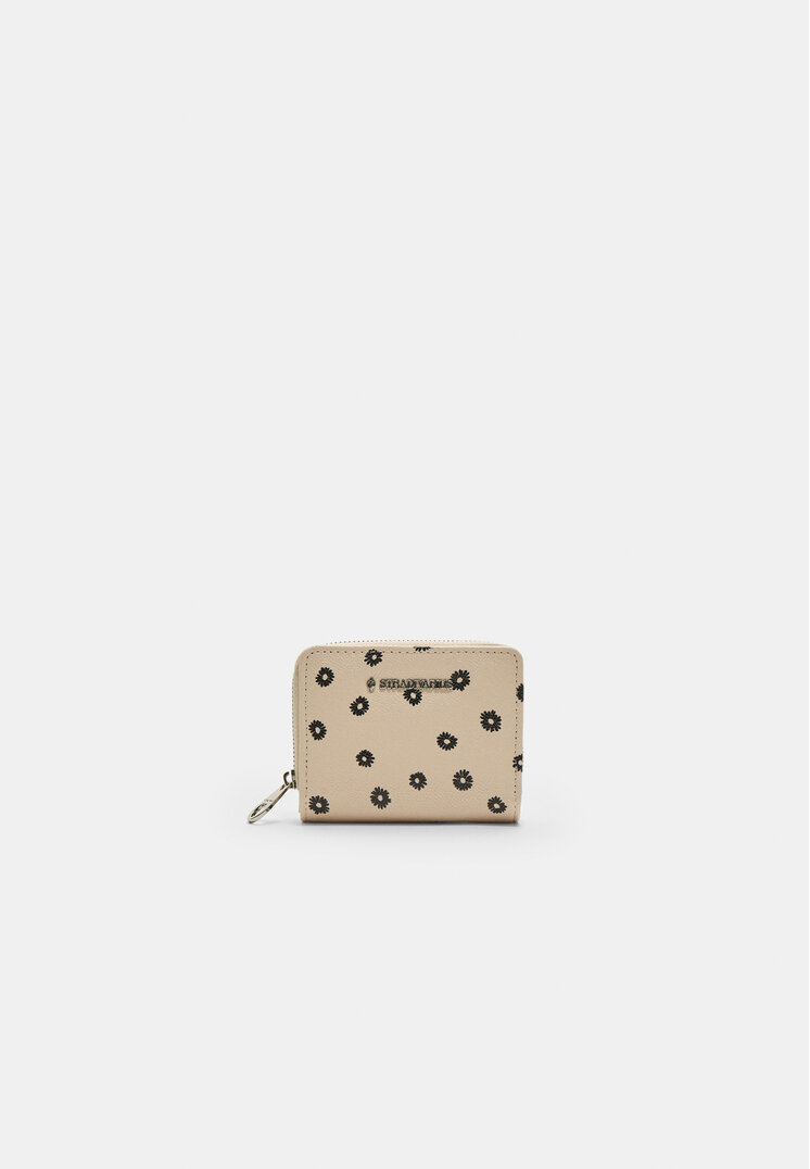 monedero rectangular flores