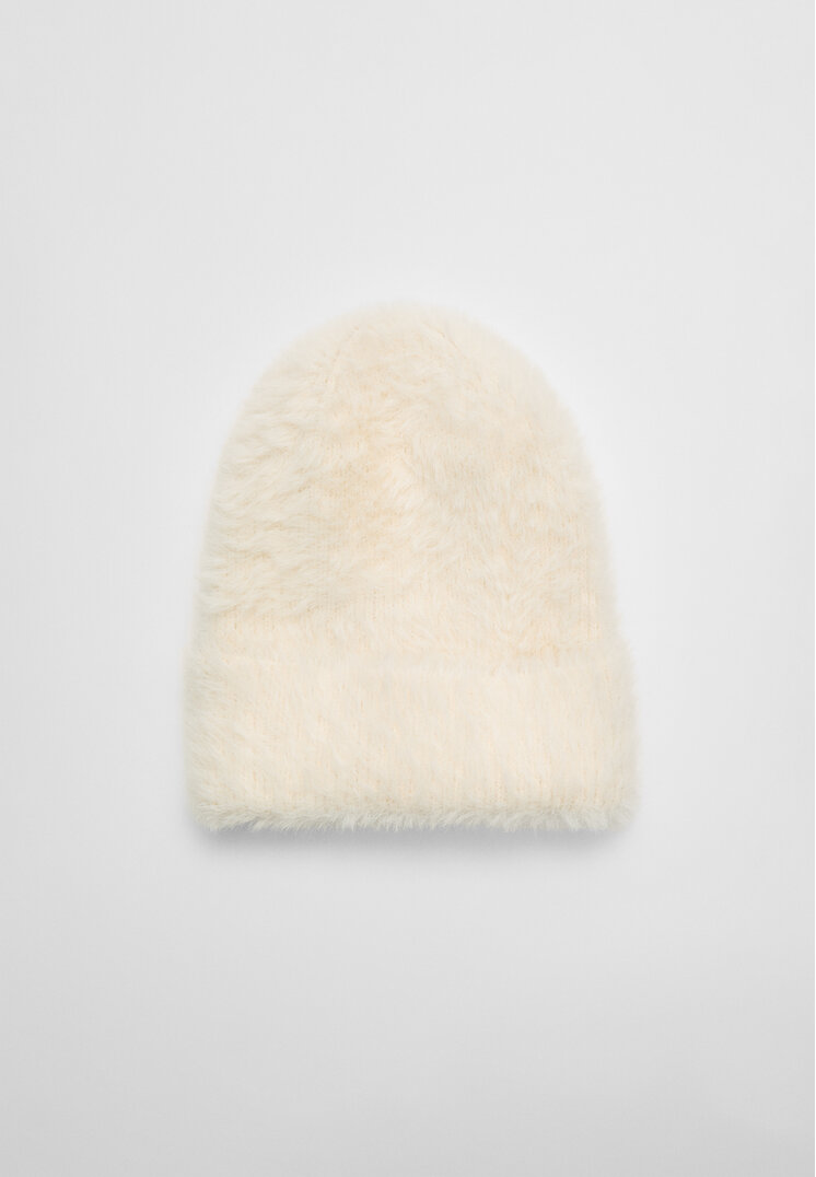 gorro efecto pelo suave