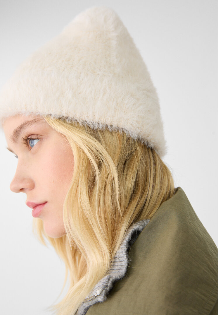 gorro efecto pelo suave