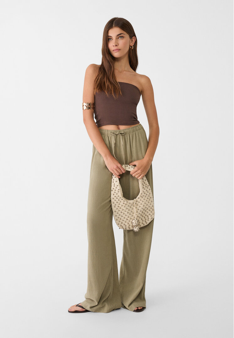 bolso hombro bolitas