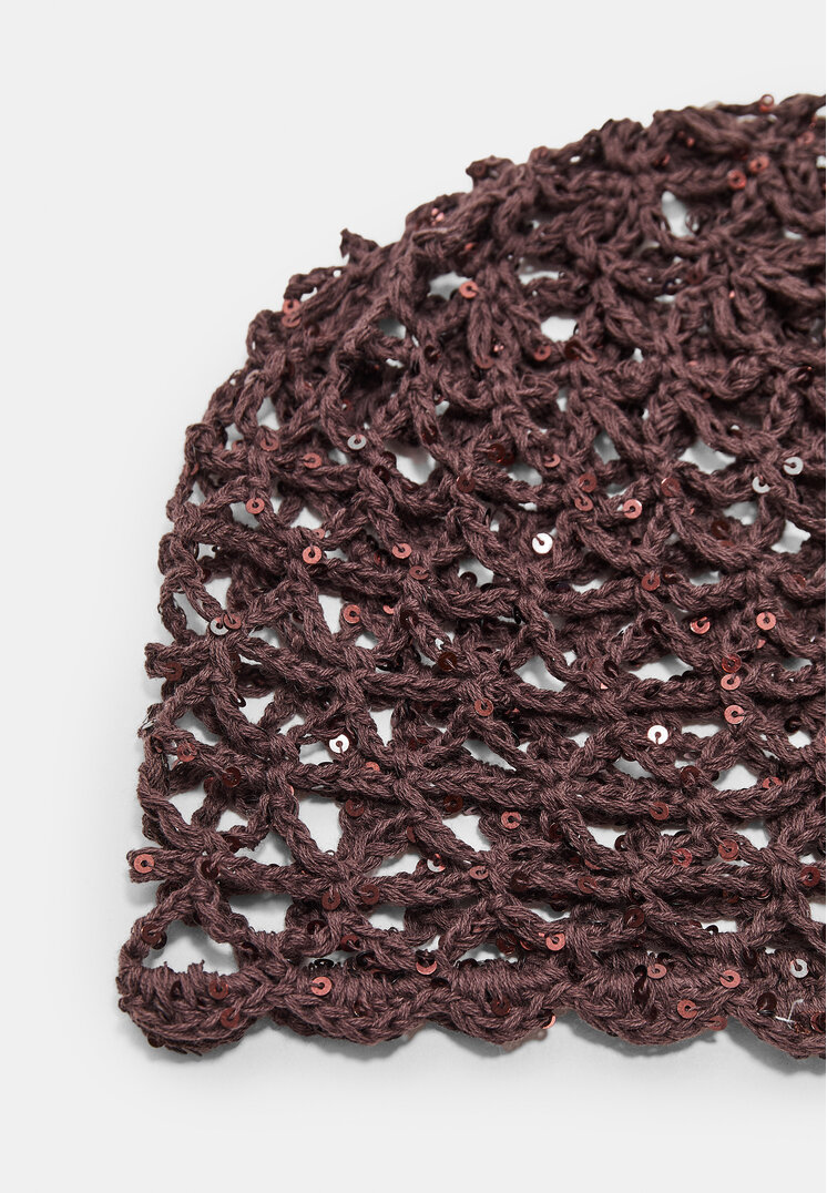 gorro casquete lentejuelas