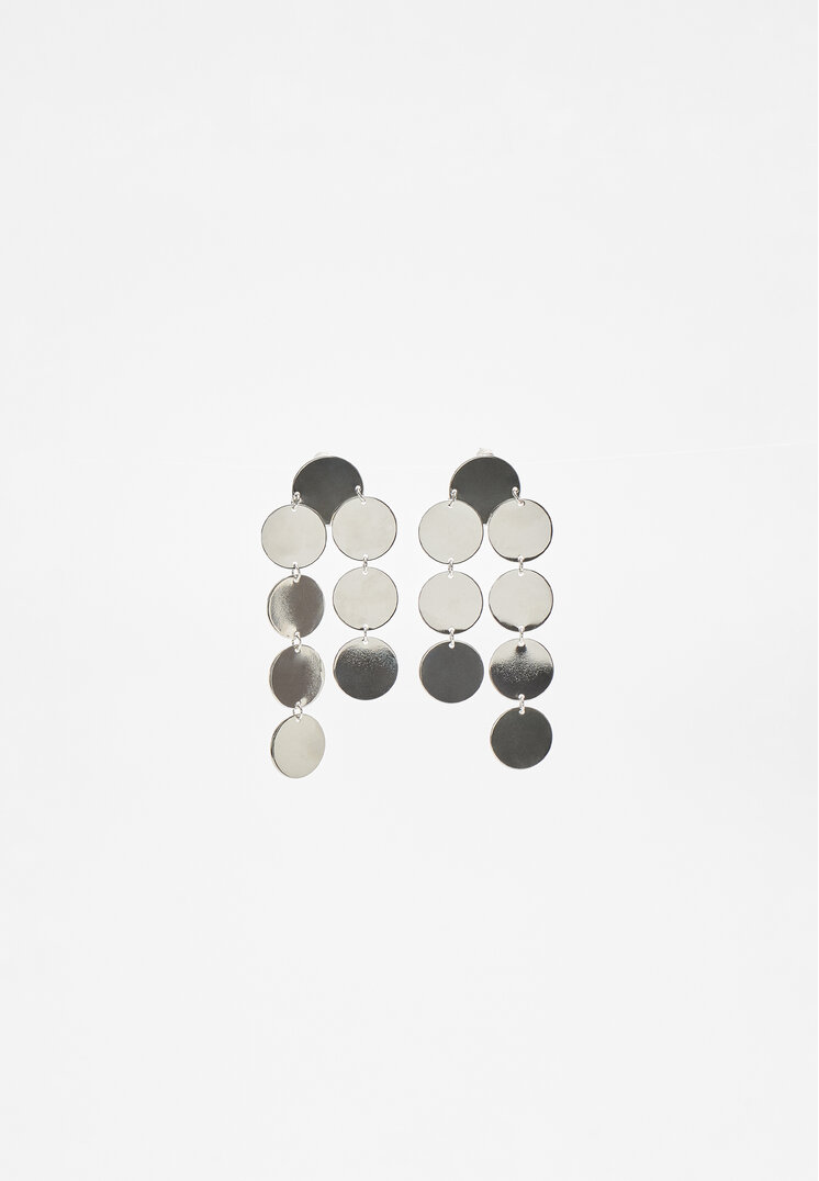 pendientes largos circulos