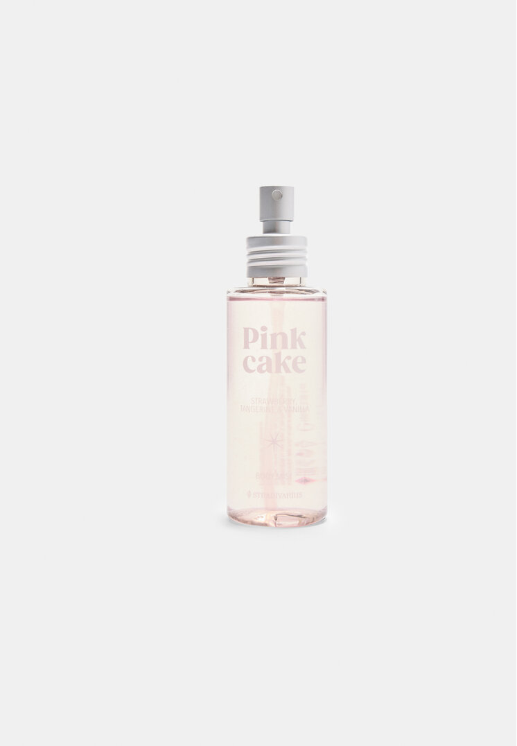pink cake body mist