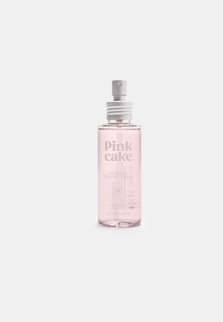 pink cake body mist