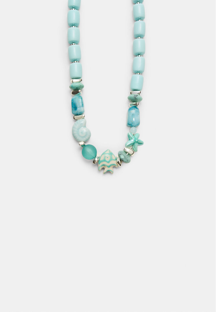 collar abalorios pez