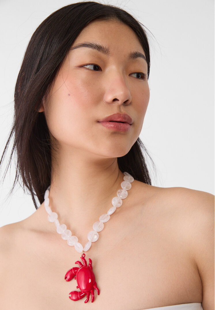 collar charm cangrejo