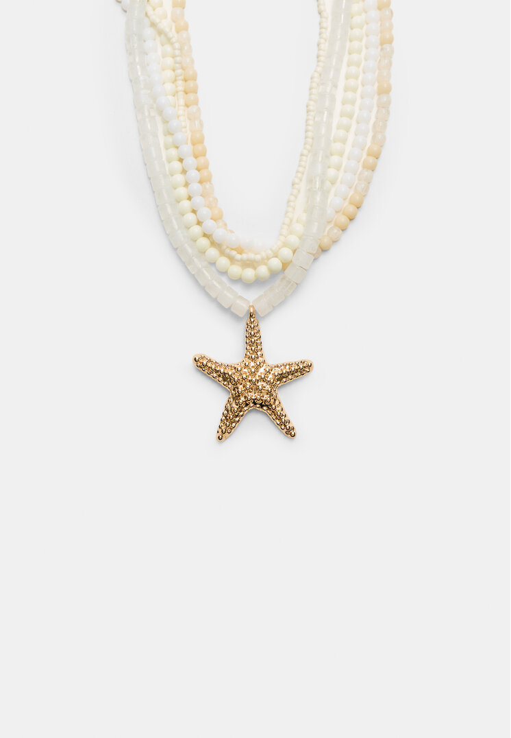 collar abalorios estrella