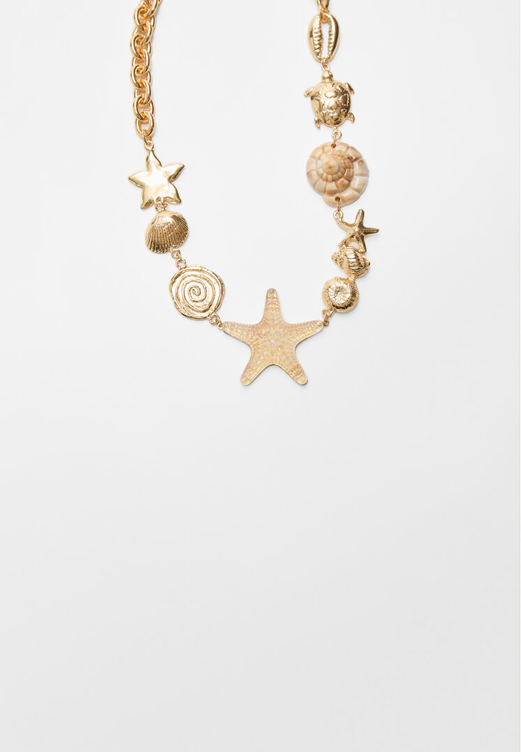 collar estrella bajo el mar