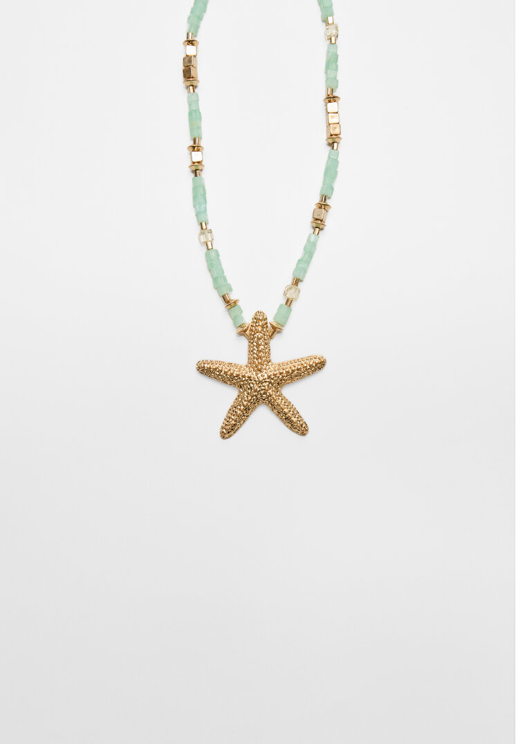 collar estrella bajo el mar